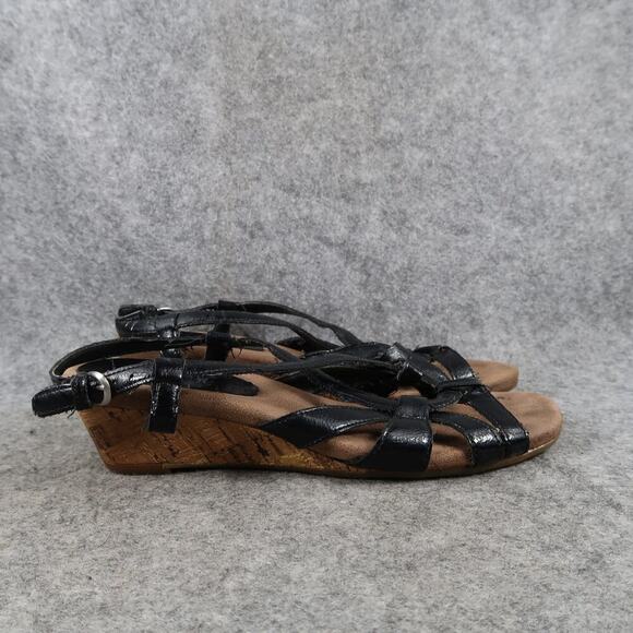 Aerology by Aerosoles Shoes Womens 6 Sandals Slingback Wedge Open Toe Comfort - Picture 1 of 11